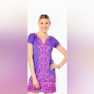 Lilly Pulitzer**X-large***Vibrant Pink and Purple Dress